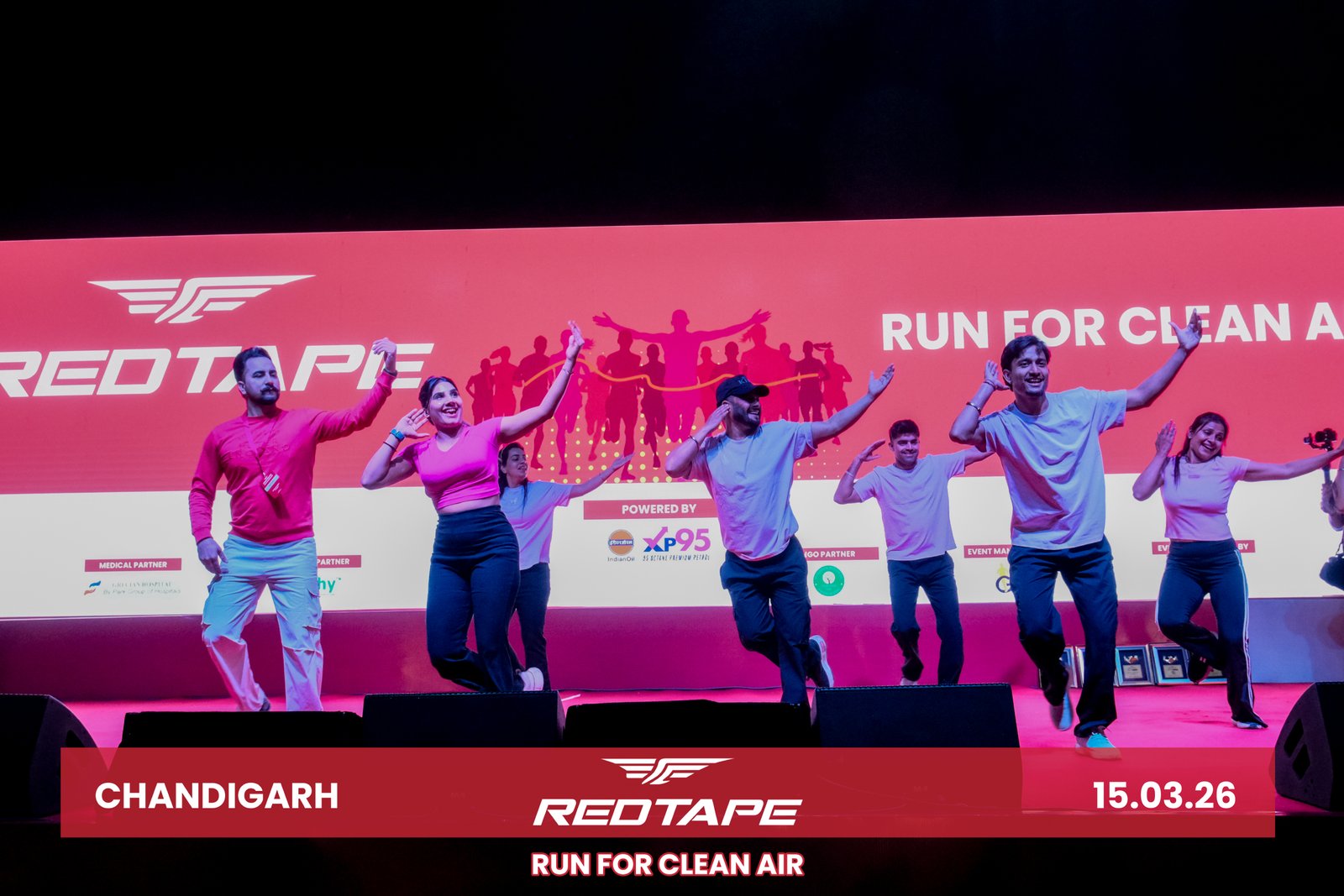 Redtape Run for clean air Chandigarh